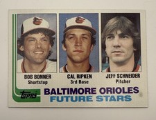 1982 Topps - Future Stars Cal Ripken, Jeff Schneider, Bobby Bonner #21 RC Rookie