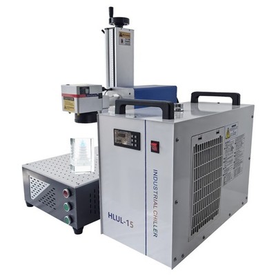 US Stock 355nm 20W UV Laser Engraver 2D Flat 3D Crystal Internal Carving Ezcad