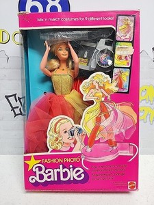 Barbie Fashion Photo 1977 - Mattel #2210 - Poupée Vintage Avec Accessoires