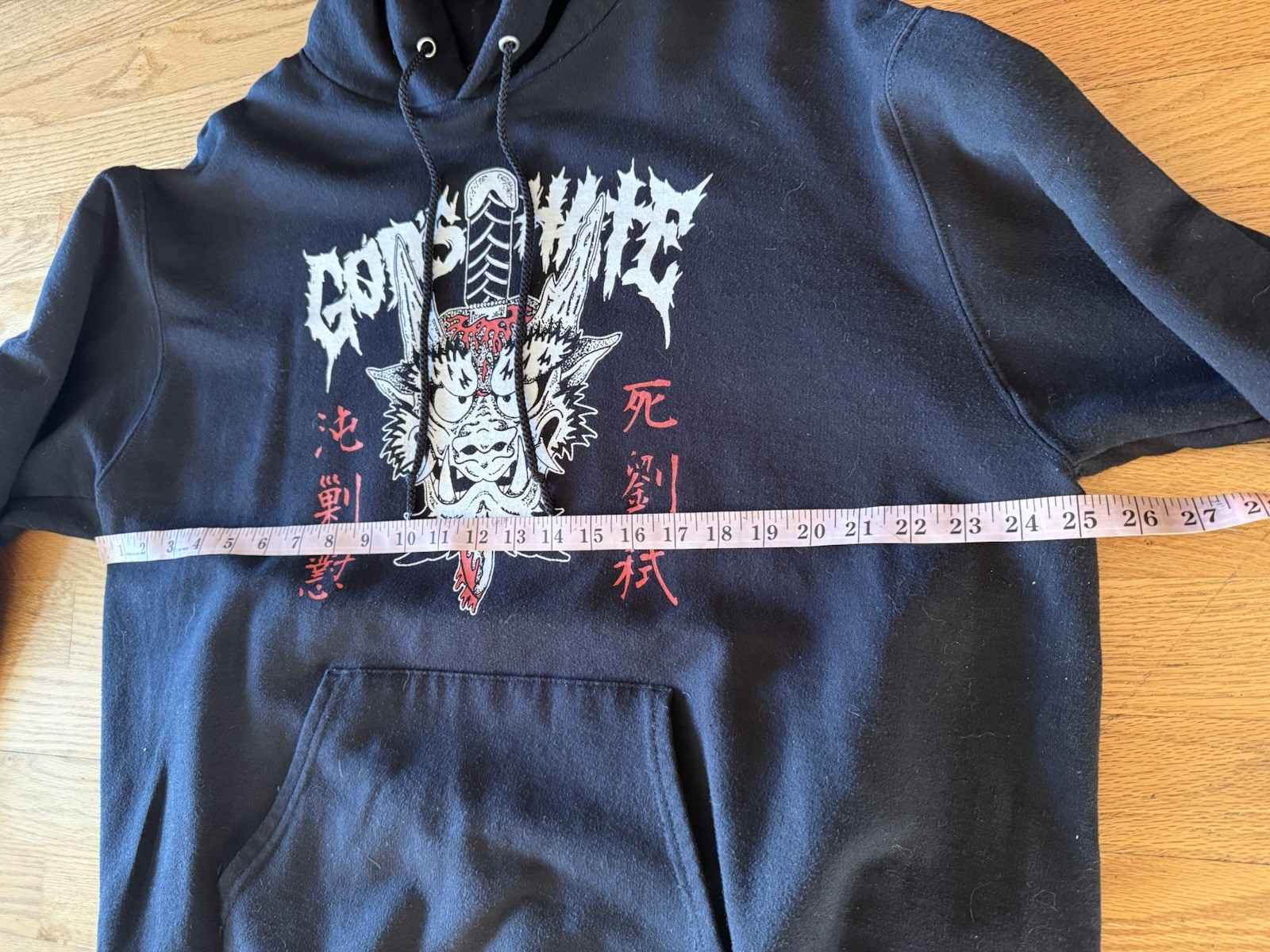 Gods Hate Hoodie XL Shirt Twitching Tongues Hardcore AEW Hatebreed Turnstile image 6