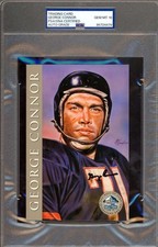 George Connor Gem Mint 10 PSA DNA Signed 1998 HOF Signature Series Auto