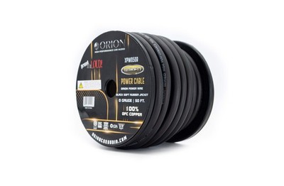 Orion XPW050B 0 Gauge 100% OFC Power Wire 50ft Pure Copper Amp Battery Cable (Bl