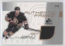 2001-02 SP Game Used Edition Authentic Fabric Radek Bonk #AF-BN 0v1