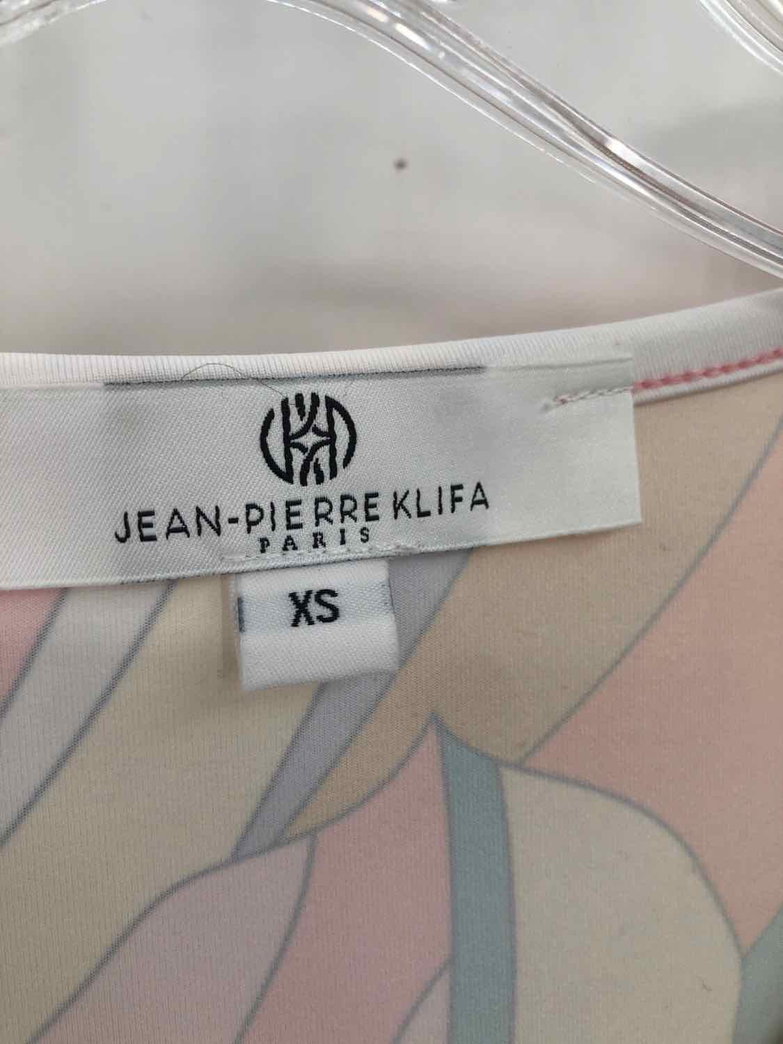 Pre-Owned Jean-Pierre Klifa Yellow Size XS 3/4 Sleeve Blouse