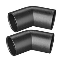 2Er Set Abwasser-Rohr Winkel 45° Ø28 Mm – Steckverbindung, FüR Wohnmobil & Boot