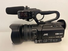 JVC GY-HM170UA 4KCAM Compact Professional Camcorder with Top Handle Audio Unit