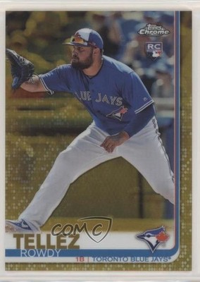 2019 Chrome Image Variation Gold Refractor 24/50 Rowdy Tellez #2 Rookie RC h3a