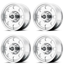 Set 4 American Racing Ar172 Baja 16x10 8x6.5 Polished Wheels 16 -25mm Rims