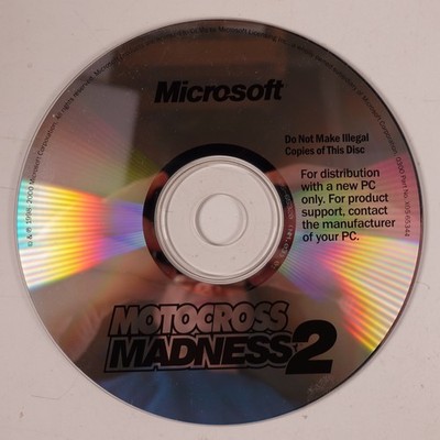 Motocross Madness 2 PC Microsoft Off-Road Racing Multiplayer Disc