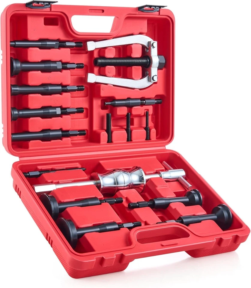 Blind Hole Bearing Race and Seal Puller Set 16PCS Internal Removal Tool Foto 3 de 4