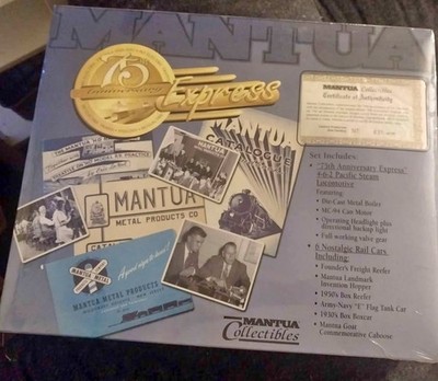 Mantua Collectibles HO Scale 75th Anniversary Express Train Set #631 Of 750 NEW