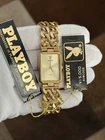 NOS Rare Vintage Seiko x Playboy V306-5030 Men’s Cuban Link Bracelet Watch JDM