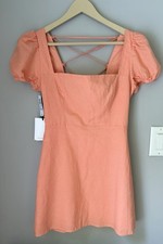 NWT Aritzia Peach linen/cotton dress, SUNDAY BEST, size 0