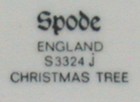 Spode Christmas Tree Rectangular Serving Platter 14.75” x 11.75 Made in England — photo 3