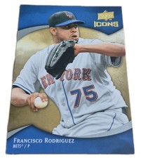 2009 Upper Deck Icons Francisco Rodriguez #40 New York Mets Baseball Card (P6