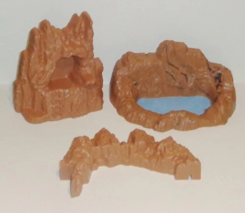 MARX DAKTARI / JUNGLE THREE PIECE TERRAIN SET