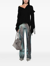 JEAN PAUL GAULTIER - Women Mesh Printed "Water" Trouser