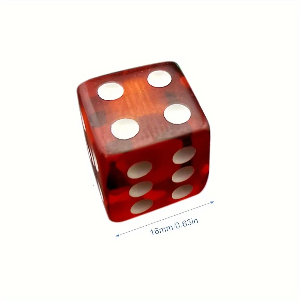 4x Plastic Dice-Style Tire Valve Dust Cap Universal Fit for Car Motorcycle Truck - Image 4 of 4