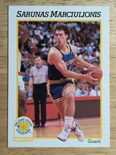 1991-92 Hoops #71 Sarunas Marciulionis