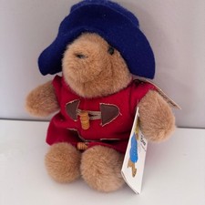 Paddington Bear Teddy Eden Gifts Red Coat Blue Hat New