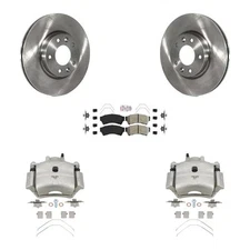 Front Stock OE Brake Rotors Pads Calipers Kit for Ford Fusion 2006-2012 oe51