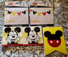 Disney Mickey Mouse party decorations 5 piece...New in packages