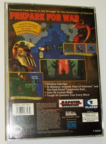WarCraft II: The Dark Saga (Sega Saturn, 1997)complete,box,disc manuel. tested