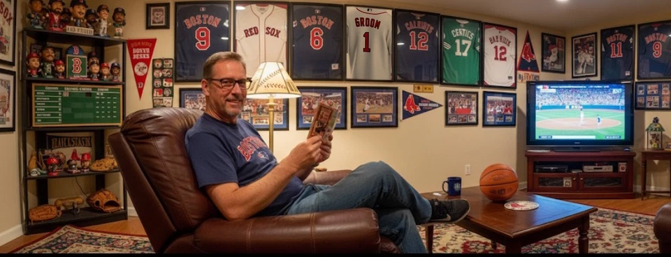 🏟Boston Fenway Park Sports Program Covers Set Red Sox Bruins Patriots 1912–2010 - Image 3 of 4