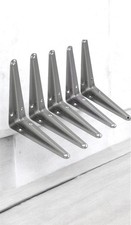 10 London Shelf Brackets 100 X 75mm Shelving Wall Mount Bracket Support L Shape