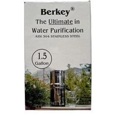 Berkey BT2X2-BB 1.5 Gal Travel Water Filtration System Brand New Sealed