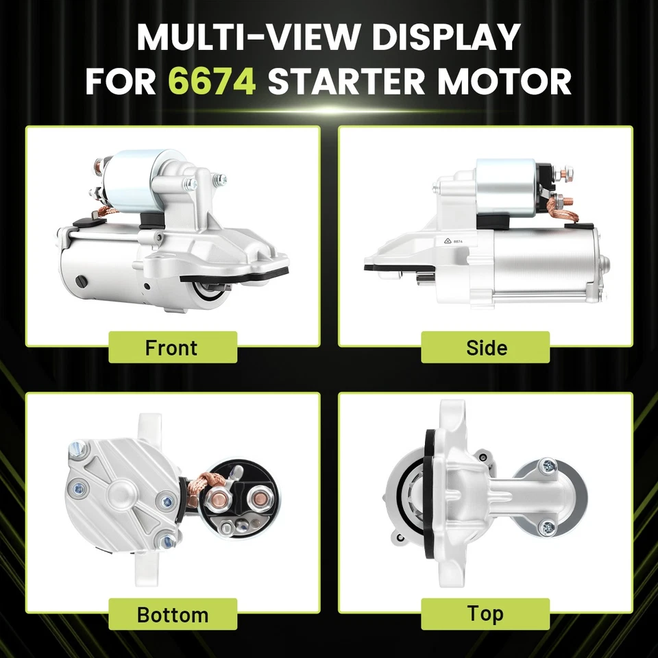 Genuine Starter Motor For 2005-2011 Mazda Tribute & 2005-2011 Mercury Mariner Foto 4 de 4