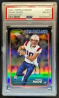 2024 Topps Chrome Drake Maye RC Refractor Rookie #203 Patriots PSA 8