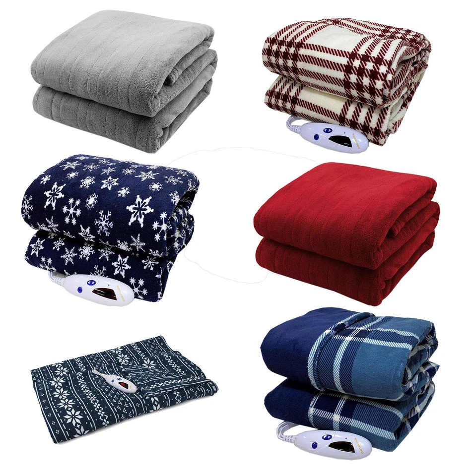 Microplush Electric Heated Throw Blanket with Adjustable Heat Settings and Au... - Image 3 of 3