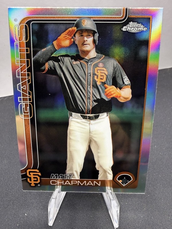 💥2025 Topps Chrome Matt Chapman #148 Refractor San Francisco Giants