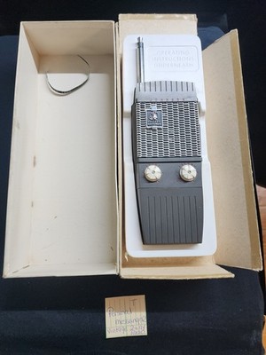 E.F. Johnson Personal Messenger walkie-talkie model 242-102 SOLD AS DISPLAY 1962