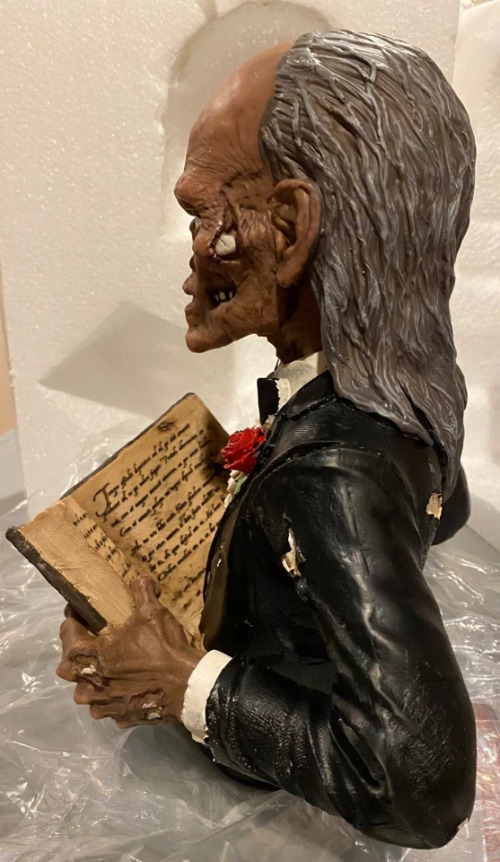 Nueva estatua decorativa busto criptkeeper con licencia oficial Tales from the Crypt Foto 3 de 4