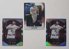 2025 Bowman Chrome Nick Kurtz VIP Megabox Mojo Refractor RC #VIP-2 Athletics 