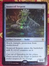 FOIL Stonecoil Serpent Throne of Eldraine Magic The Gathering MTG Card rare