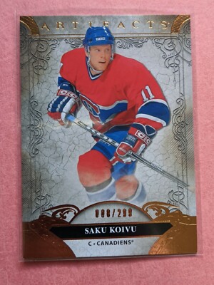 2020-21 UD ARTIFACTS LEGENDS BRONZE/299-SAKU KOIVU-MONTREAL CANADIENS