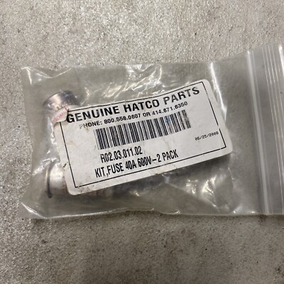 R02.03.011.02 Hatco Kit,Fuse 40A 600V-2 Pack Genuine OEM