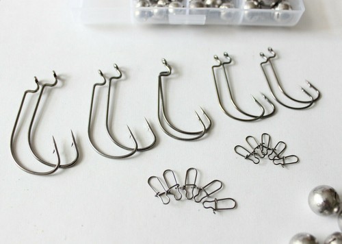 ChebuBox XXL Set 50 Stück 2-16g in Box Wechselblei Jig Kugelblei cheburaschka - Bild 2 von 10