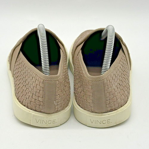 Scarpe sneakers casual Vince Blair pelle intrecciata marrone donna taglia 9,5M - Foto 5 di 10