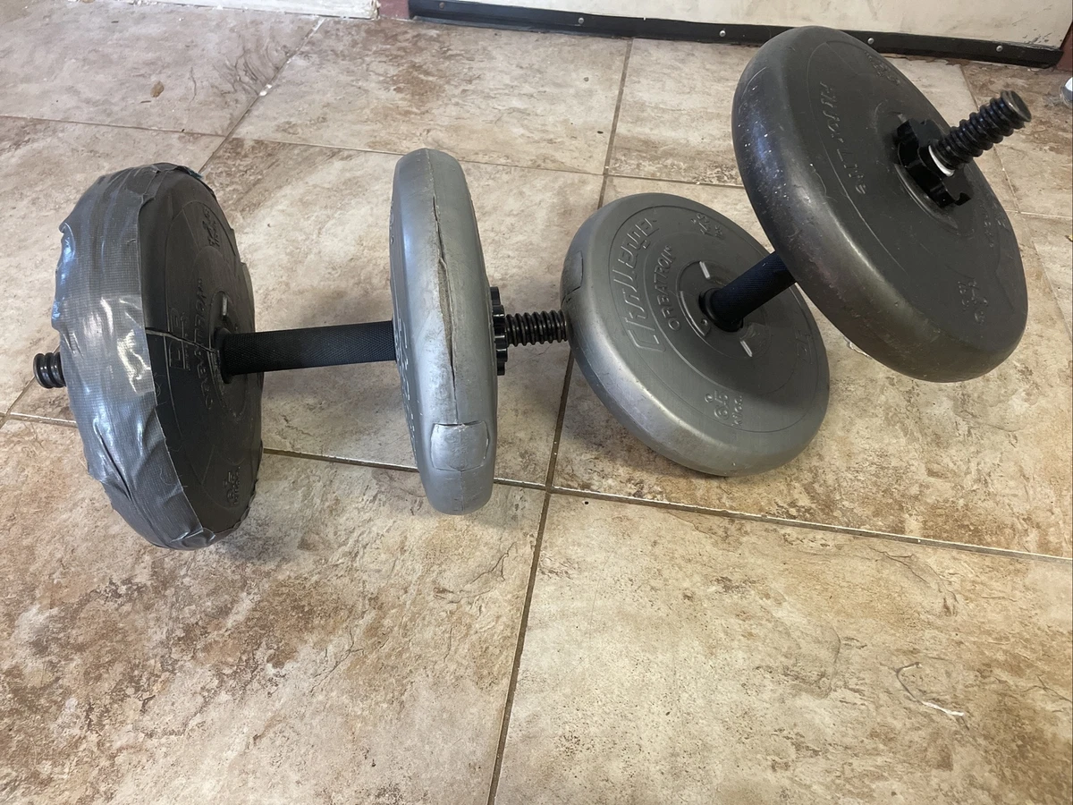Barbell and weight set ebay clearance