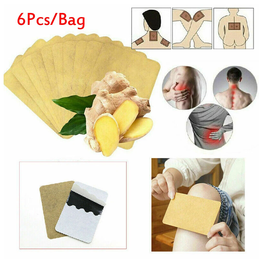 6pcs Ginger Body Patches