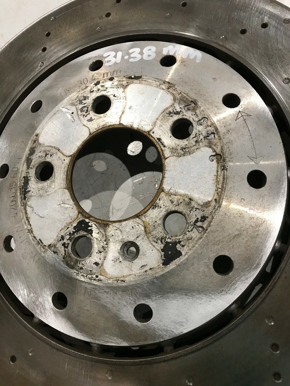 13 LAMBORGHINI GALLARDO LP560 LP550 OEM REAR BRAKE ROTOR DISK 420615601F 08-15
