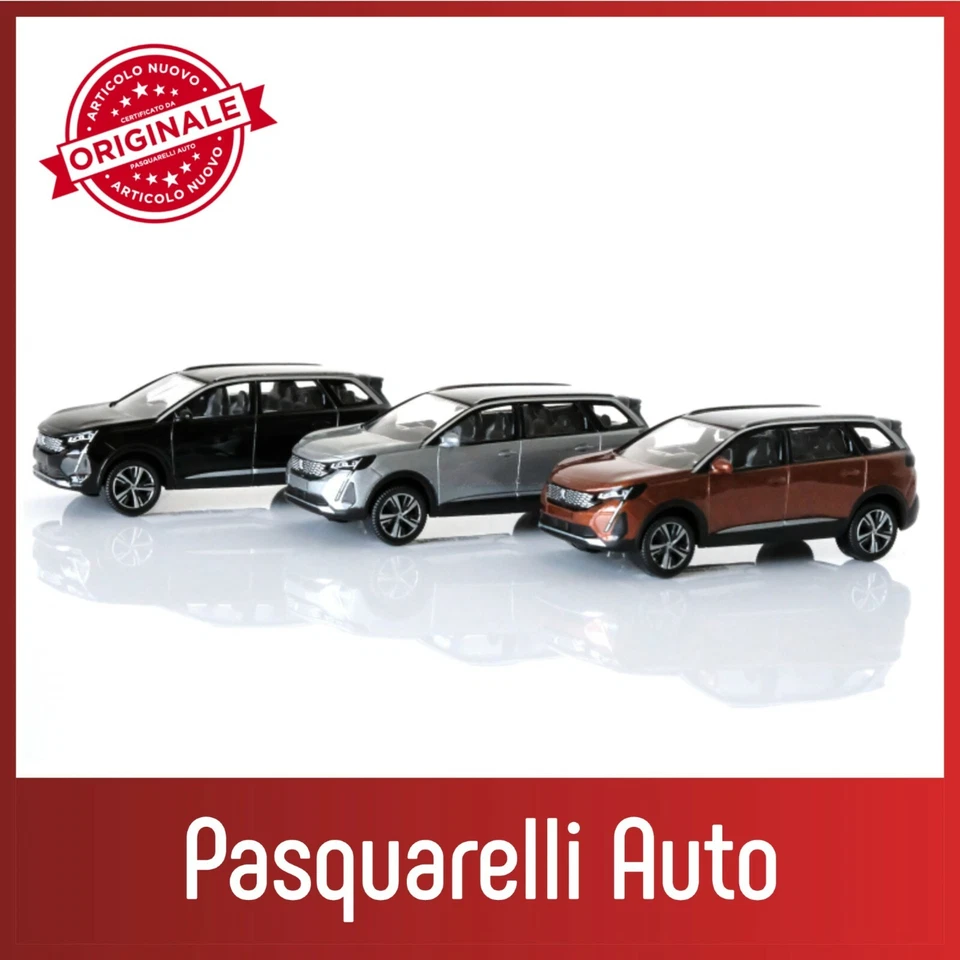 MODELLINO PEUGEOT 5008 (P87) 1:64 MACCHININA REGALO ORIGINALE PEUGEOT 20MITR902 - Immagine 2 di 4