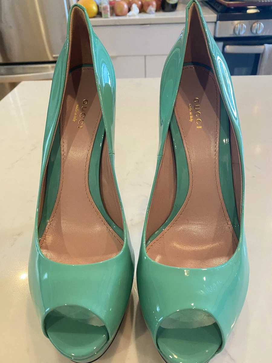 Gucci hotsell green heels