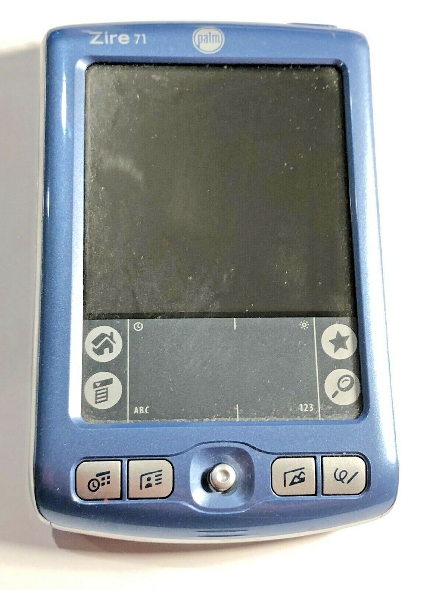 Palm Zire 71 Blue Handheld PDA Device Only UNTESTED | eBay