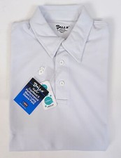 Galls Men's CoolBest II Long Sleeve Wicking Performance Polo Shirt White Small