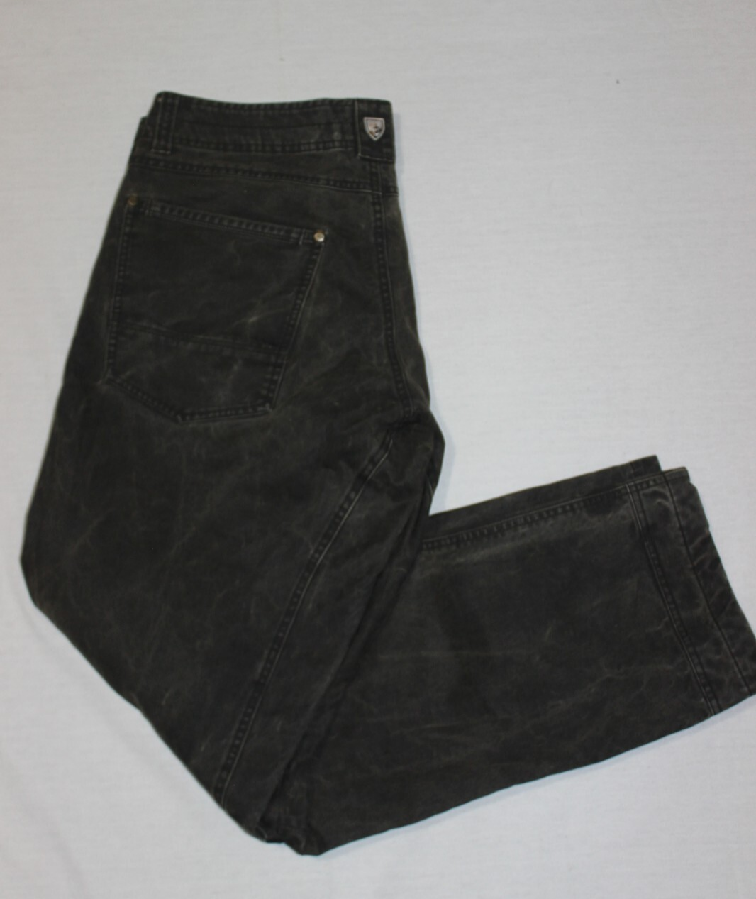 Kuhl Hot Rydr Mens 37x33 Flannel-Lined Vintage Canvas Outdoor Pants